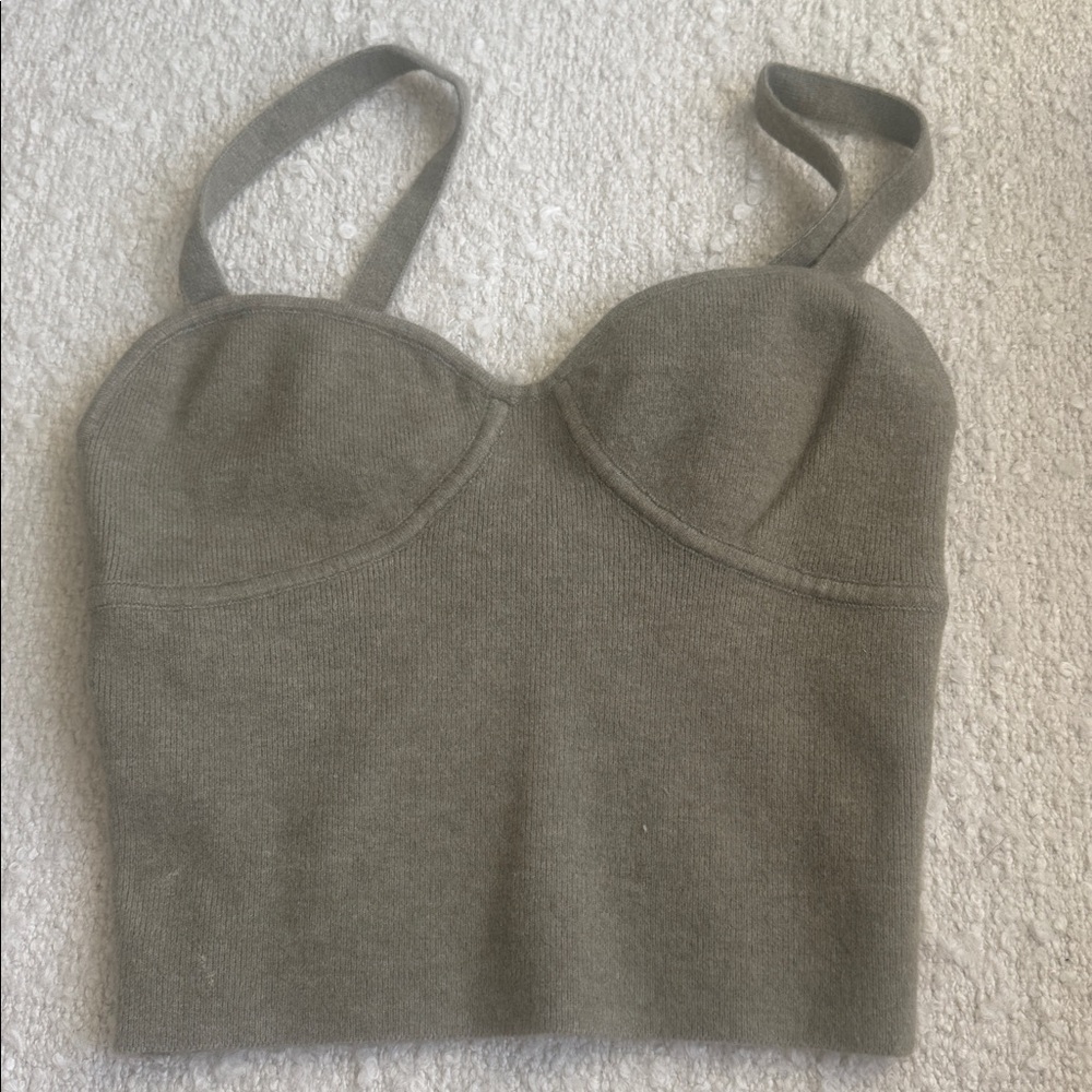 Wilfred Sicily sweater top in sage green size small